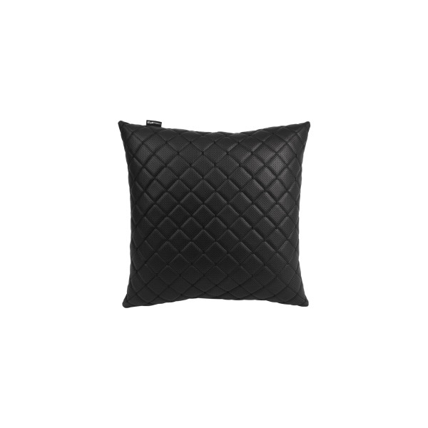 Automobilio pagalvė EVAtech ECO 40x40 cm - juoda / juodos siūlės
