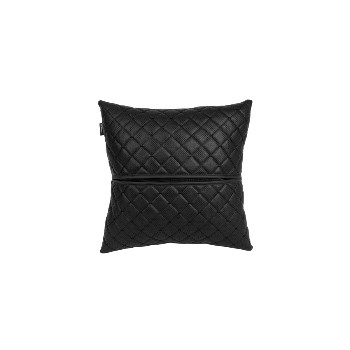 Automobilio pagalvė EVAtech ECO 40x40 cm - juoda / juodos siūlės Automobilio pagalvė EVAtech ECO 40x40 cm - juoda / juodos siūlės