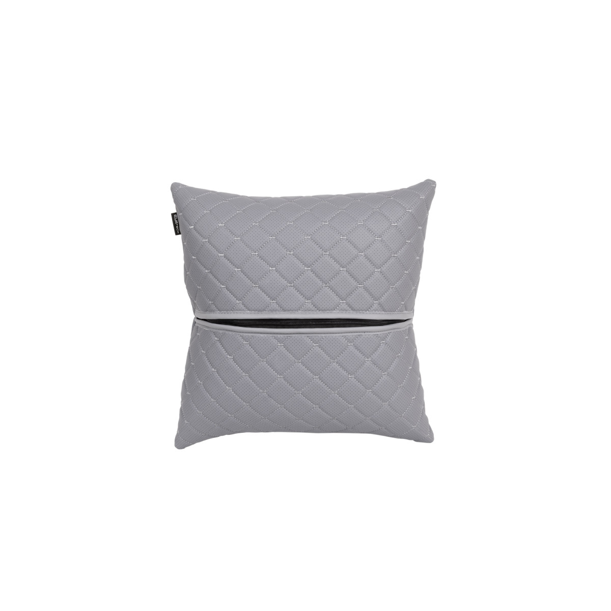 Automobilio pagalvė EVAtech ECO 40x40 cm - pilka / pilkos siūlės Automobilio pagalvė EVAtech ECO 40x40 cm - pilka / pilkos siūlės