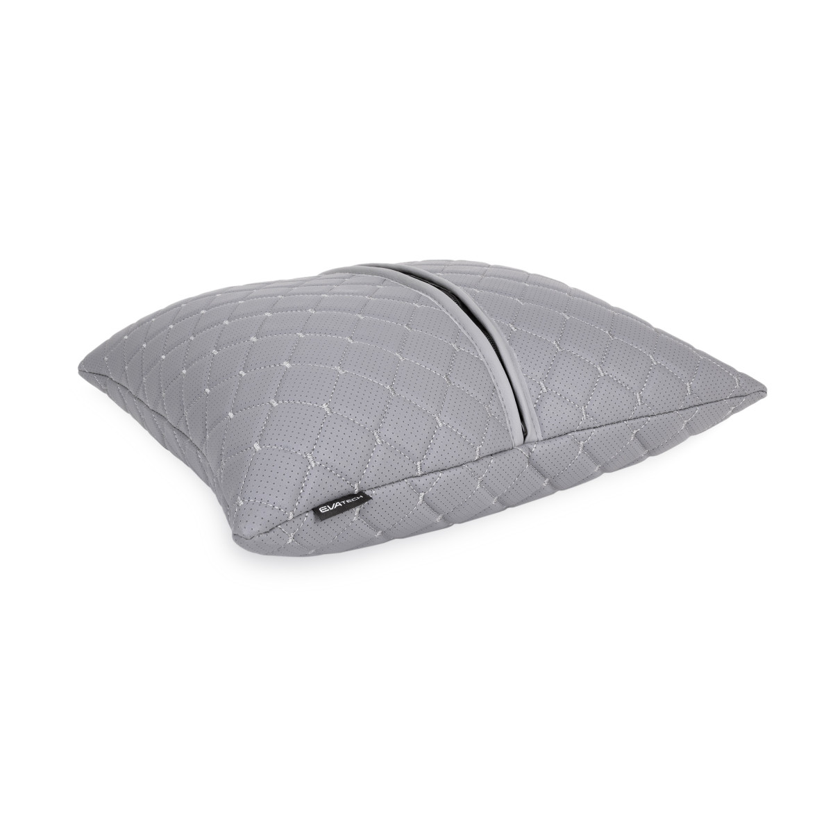 Automobilio pagalvė EVAtech ECO 40x40 cm - pilka / pilkos siūlės Automobilio pagalvė EVAtech ECO 40x40 cm - pilka / pilkos siūlės