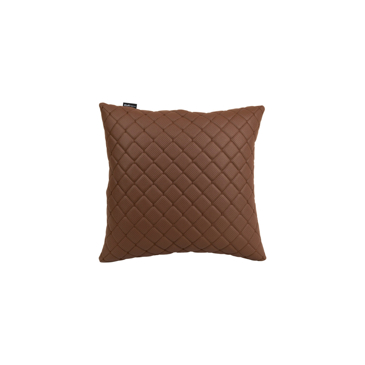 Automobilio pagalvė EVAtech ECO 40x40 cm - ruda / rudos siūlės Automobilio pagalvė EVAtech ECO 40x40 cm - ruda / rudos siūlės