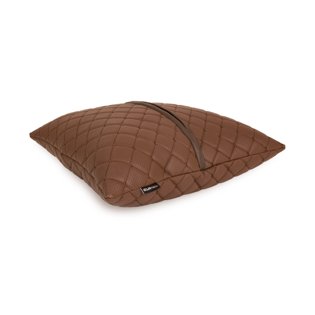 Automobilio pagalvė EVAtech ECO 40x40 cm - ruda / rudos siūlės Automobilio pagalvė EVAtech ECO 40x40 cm - ruda / rudos siūlės