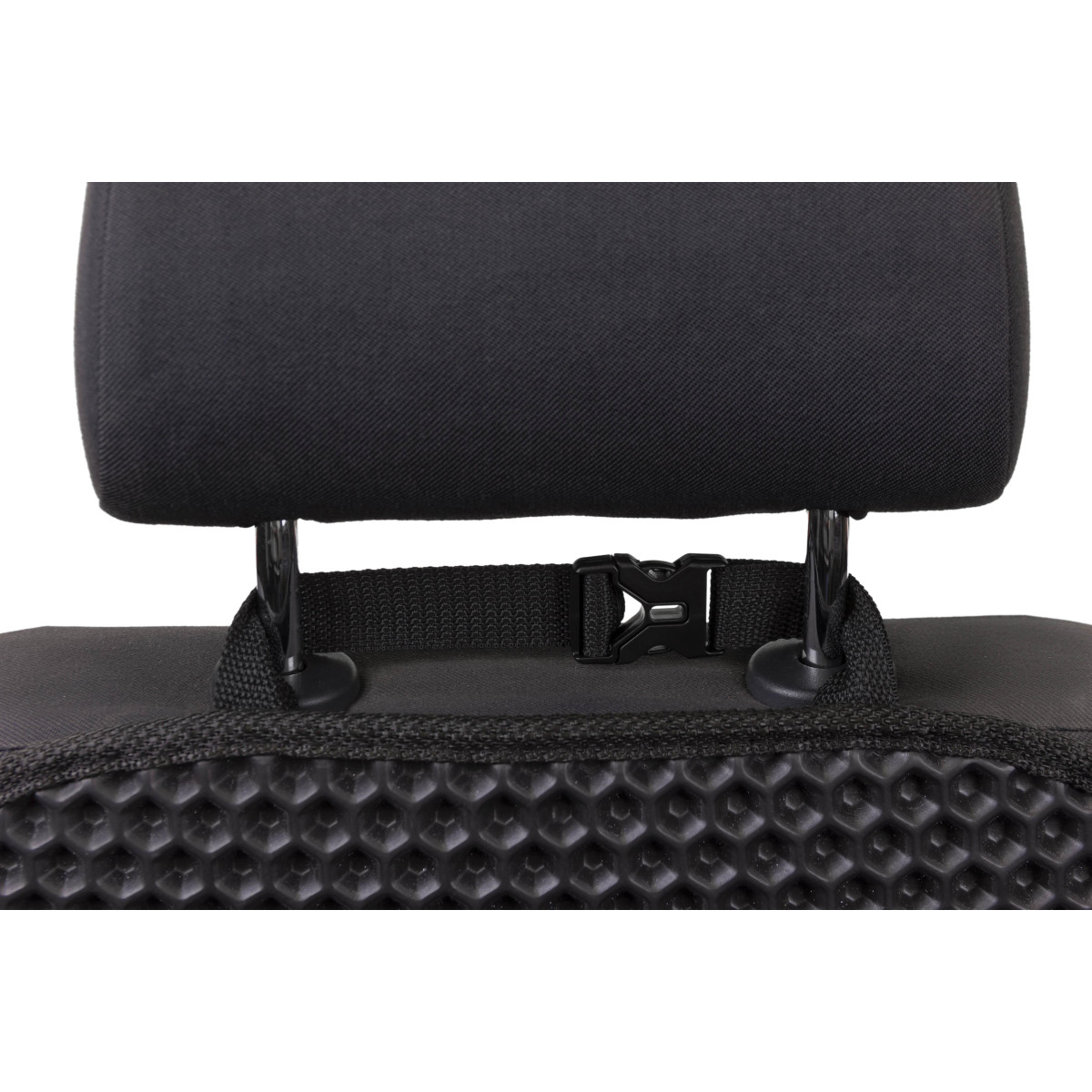 Automobilio sėdynės atlošo apsauga nuo vaikų EVAtech 68x46 cm - juoda / juodi kraštai Automobilio sėdynės atlošo apsauga nuo vaikų EVAtech 68x46 cm - juoda / juodi kraštai