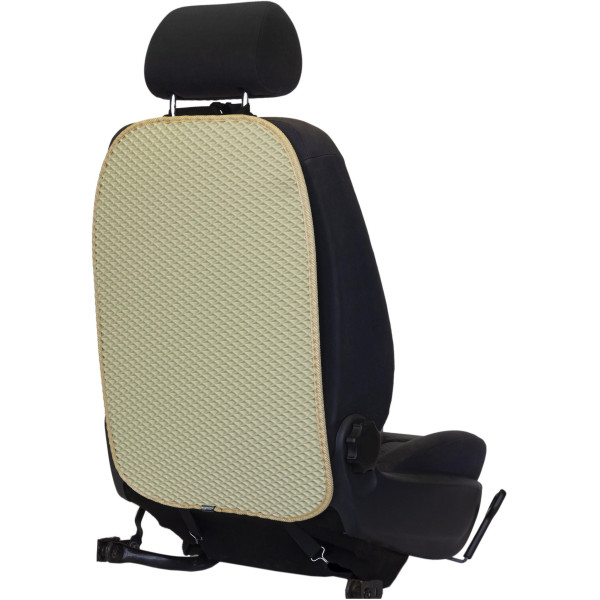 Automobilio sėdynės atlošo apsauga nuo vaikų EVAtech 68x46 cm - kreminė / kreminiai kraštai