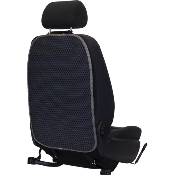 Automobilio sėdynės atlošo apsauga nuo vaikų EVAtech 68x46 cm - pilka / pilki kraštai