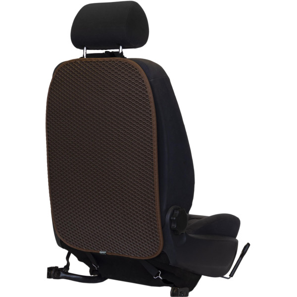 Automobilio sėdynės atlošo apsauga nuo vaikų EVAtech 68x46 cm - ruda / rudi kraštai