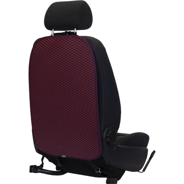 Automobilio sėdynės atlošo apsauga nuo vaikų EVAtech 68x46 cm - vyšninė / vyšniniai kraštai