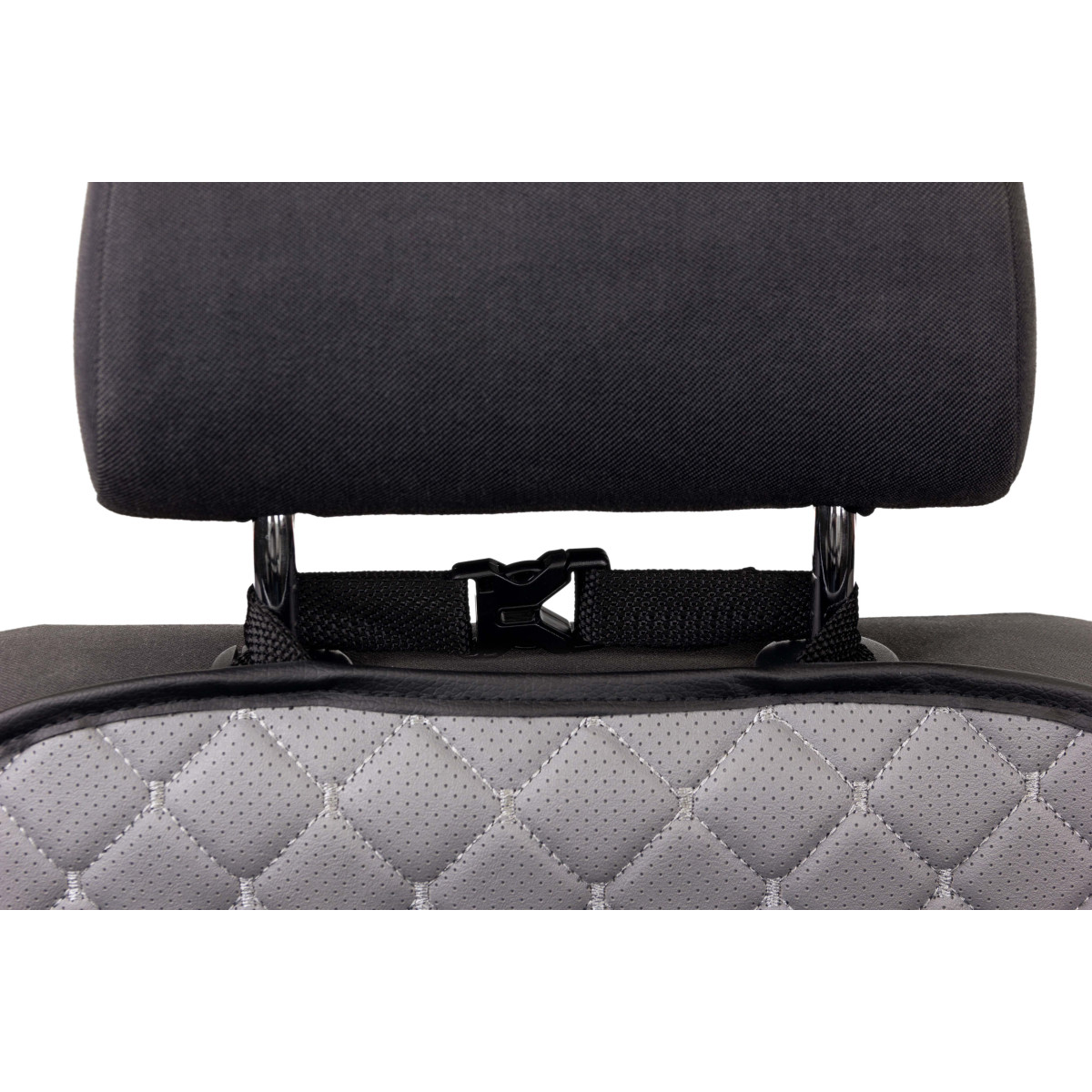 Automobilio sėdynės atlošo apsauga nuo vaikų EVAtech ECO 75x46 cm - pilka / juodi kraštai / pilkos siūlės Automobilio sėdynės atlošo apsauga nuo vaikų EVAtech ECO 75x46 cm - pilka / juodi kraštai / pilkos siūlės