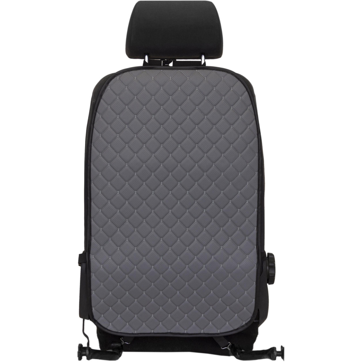 Automobilio sėdynės atlošo apsauga nuo vaikų EVAtech ECO 75x46 cm - pilka / juodi kraštai / pilkos siūlės Automobilio sėdynės atlošo apsauga nuo vaikų EVAtech ECO 75x46 cm - pilka / juodi kraštai / pilkos siūlės