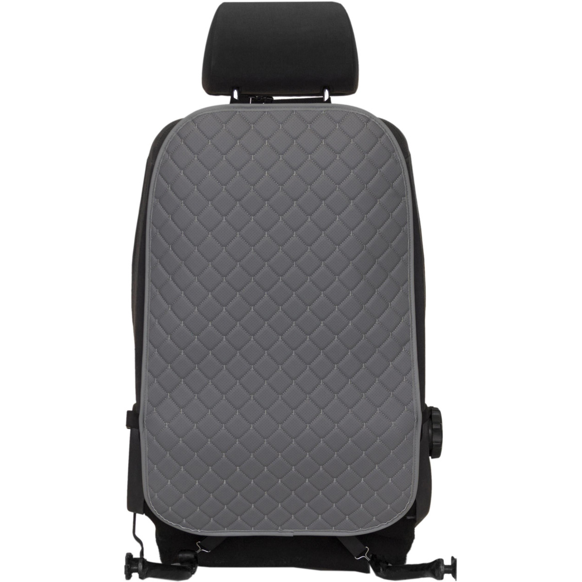 Automobilio sėdynės atlošo apsauga nuo vaikų EVAtech ECO 75x46 cm - pilka / pilki kraštai / pilkos siūlės Automobilio sėdynės atlošo apsauga nuo vaikų EVAtech ECO 75x46 cm - pilka / pilki kraštai / pilkos siūlės