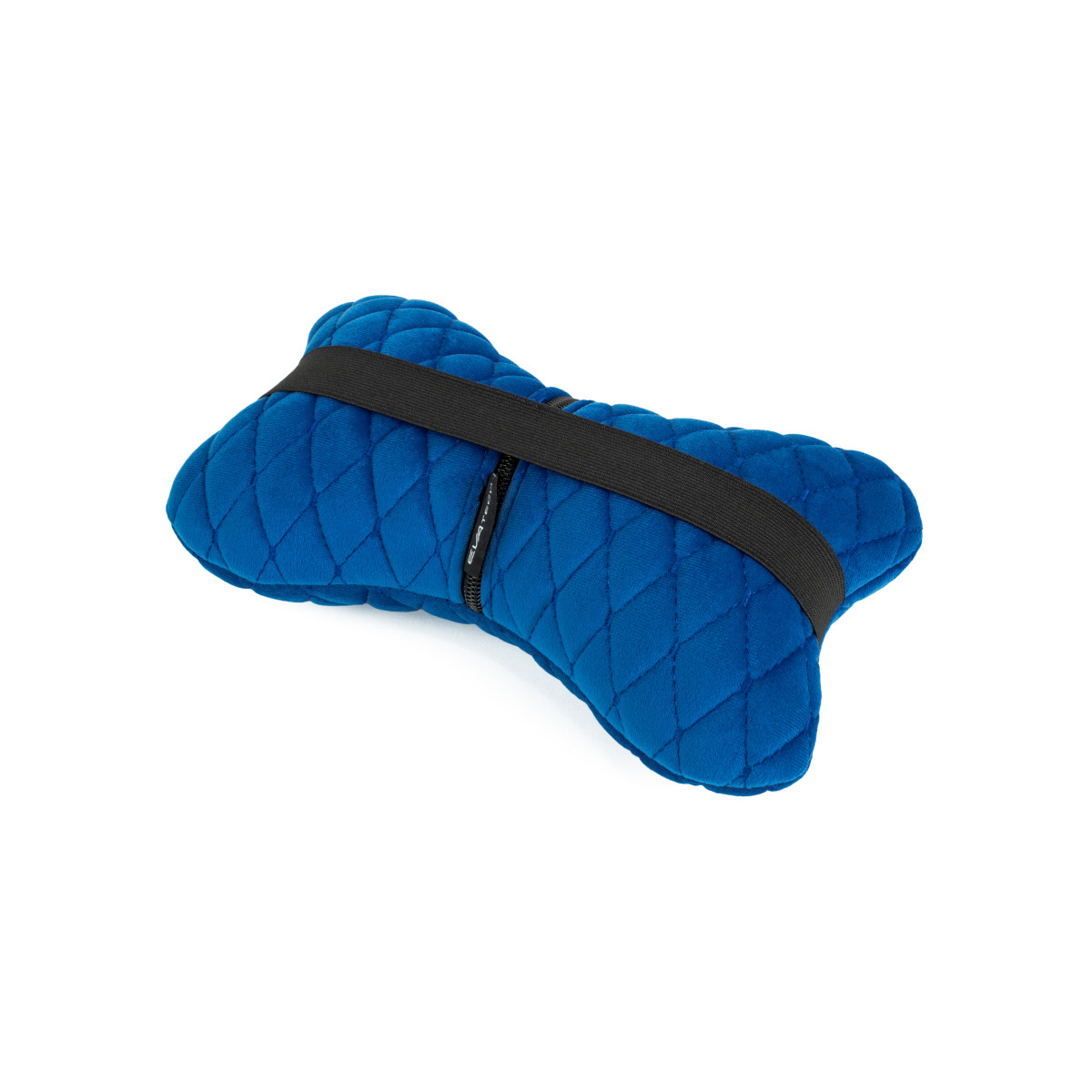 Automobilio sėdynės galvos atramos pagalvė EVAtech 27x16 cm - mėlyna / mėlynos siūlės Automobilio sėdynės galvos atramos pagalvė EVAtech 27x16 cm - mėlyna / mėlynos siūlės