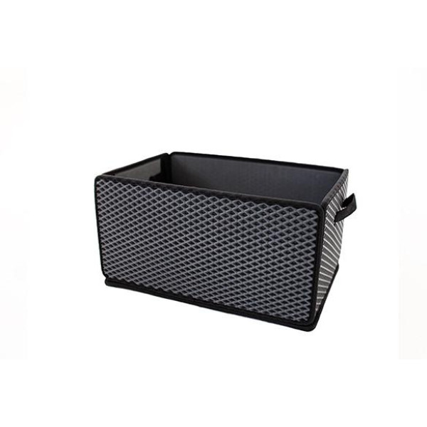 Bagažinės daiktadėžė EVAtech LightBox 33x50x25 cm - pilka / juodi kraštai
