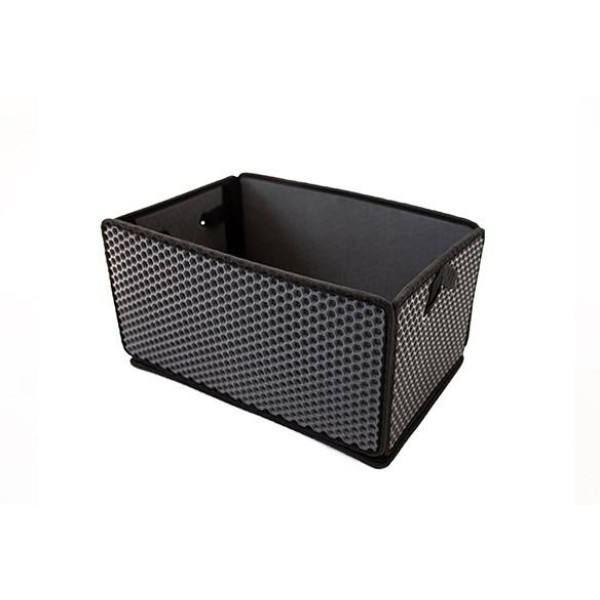 Bagažinės daiktadėžė EVAtech LightBox 33x50x25 cm - pilka / juodi kraštai