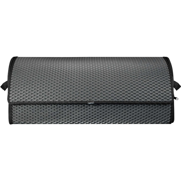 Bagažinės daiktadėžė EVAtech PRO L 32x75x30 cm - pilka / juodi kraštai