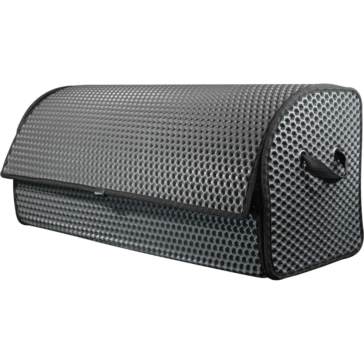 Bagažinės daiktadėžė EVAtech PRO L 32x75x30 cm - pilka / juodi kraštai Bagažinės daiktadėžė EVAtech PRO L 32x75x30 cm - pilka / juodi kraštai