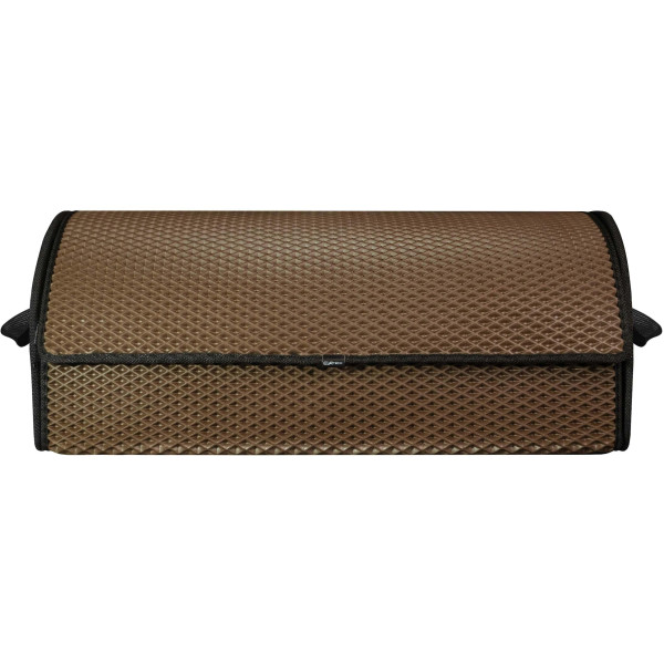Bagažinės daiktadėžė EVAtech PRO L 32x75x30 cm - ruda / juodi kraštai