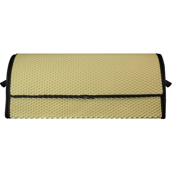 Bagažinės daiktadėžė EVAtech PRO L 32x75x30 cm - smėlio / juodi kraštai