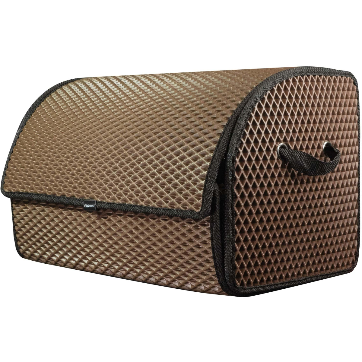 Bagažinės daiktadėžė EVAtech PRO M 32x50x30 cm - ruda / juodi kraštai Bagažinės daiktadėžė EVAtech PRO M 32x50x30 cm - ruda / juodi kraštai