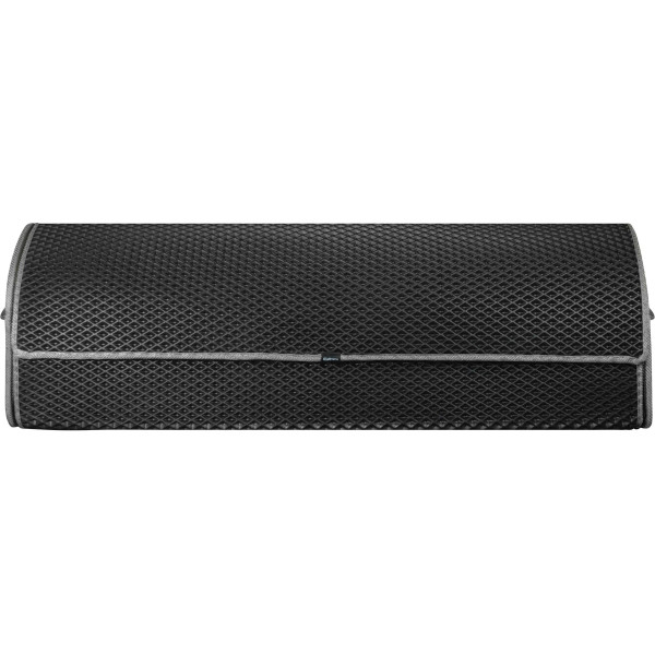 Bagažinės daiktadėžė EVAtech PRO XL 32x100x30 cm - juoda / pilki kraštai