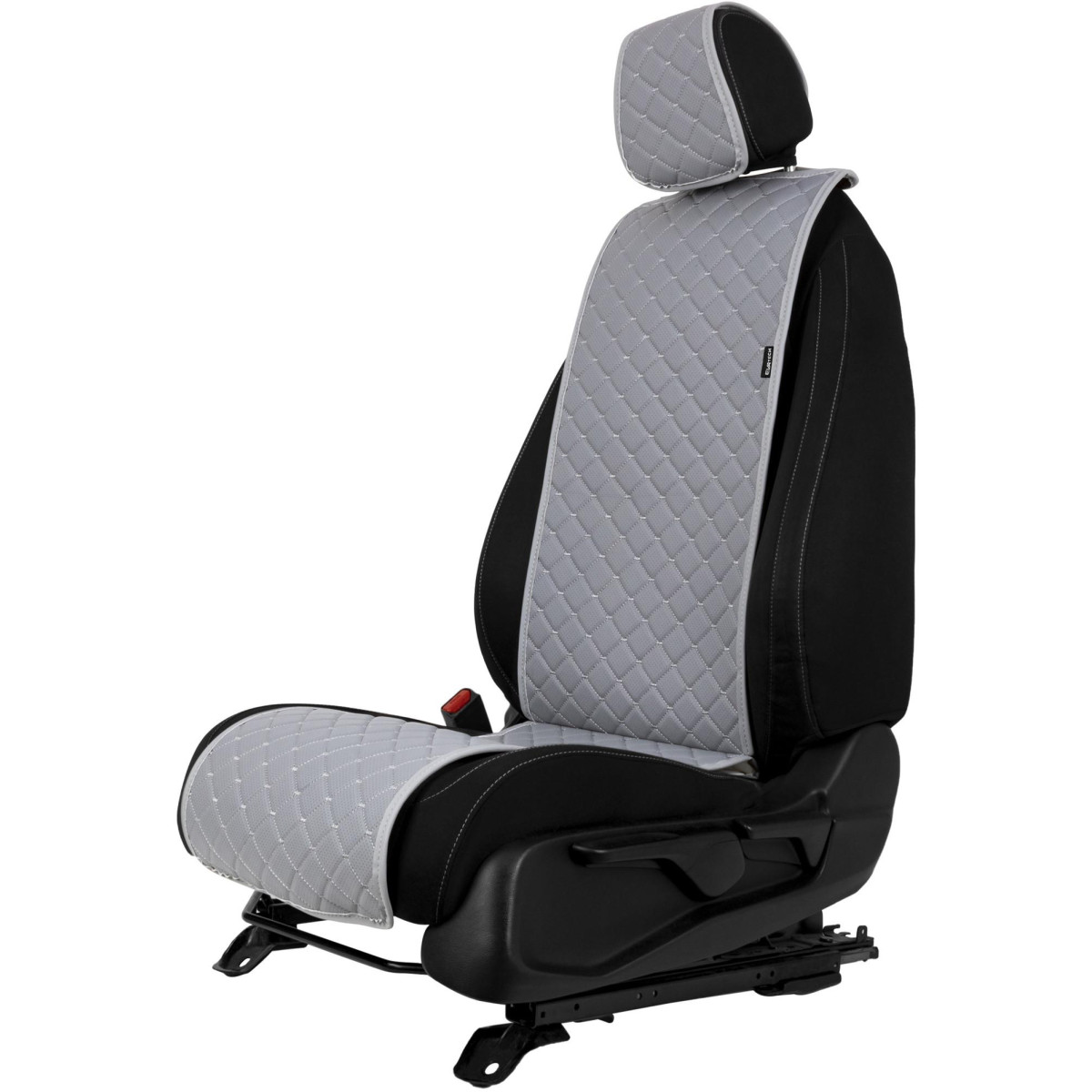 Sėdynės užvalkalas EVAtech ECO Basic, 1 vnt. - pilka / pilki kraštai / pilkos siūlės Sėdynės užvalkalas EVAtech ECO Basic, 1 vnt. - pilka / pilki kraštai / pilkos siūlės