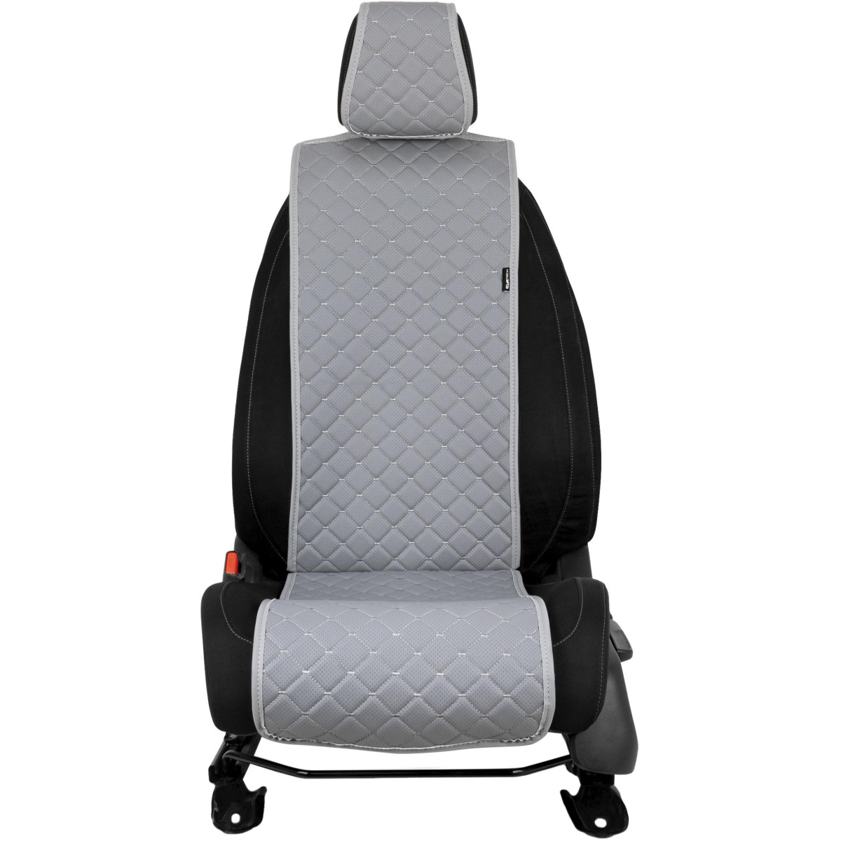 Sėdynės užvalkalas EVAtech ECO Basic, 1 vnt. - pilka / pilki kraštai / pilkos siūlės Sėdynės užvalkalas EVAtech ECO Basic, 1 vnt. - pilka / pilki kraštai / pilkos siūlės