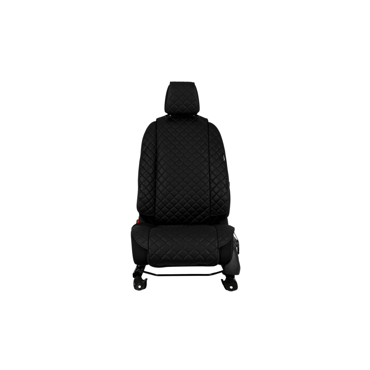 Sėdynės užvalkalas EVAtech ECO Max, 1 vnt. - juoda / juodi kraštai / juodos siūlės Sėdynės užvalkalas EVAtech ECO Max, 1 vnt. - juoda / juodi kraštai / juodos siūlės
