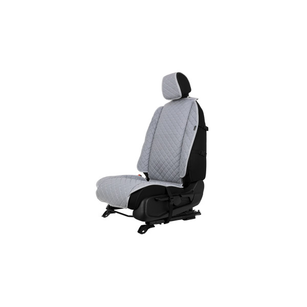 Sėdynės užvalkalas EVAtech ECO Max, 1 vnt. - pilka / pilki kraštai / pilkos siūlės