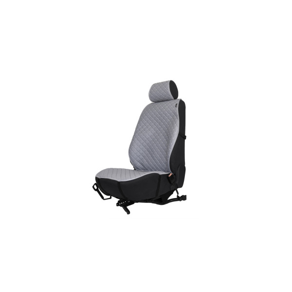 Sėdynės užvalkalas EVAtech ECO PRO, 1 vnt. - pilka / pilki kraštai / pilkos siūlės