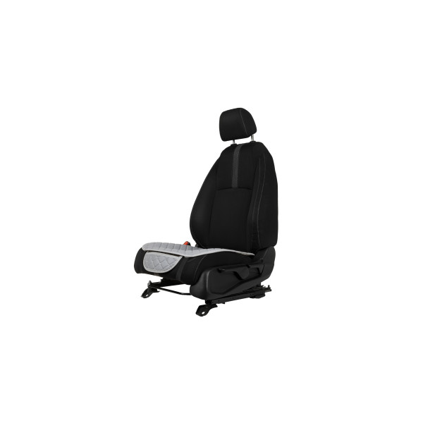 Sėdynės užvalkalo sėdimoji dalis EVAtech ECO, 1 vnt. - pilka / pilki kraštai / pilkos siūlės