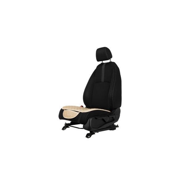 Sėdynės užvalkalo sėdimoji dalis EVAtech ECO, 1 vnt. - smėlio / smėlio kraštai / smėlio siūlės