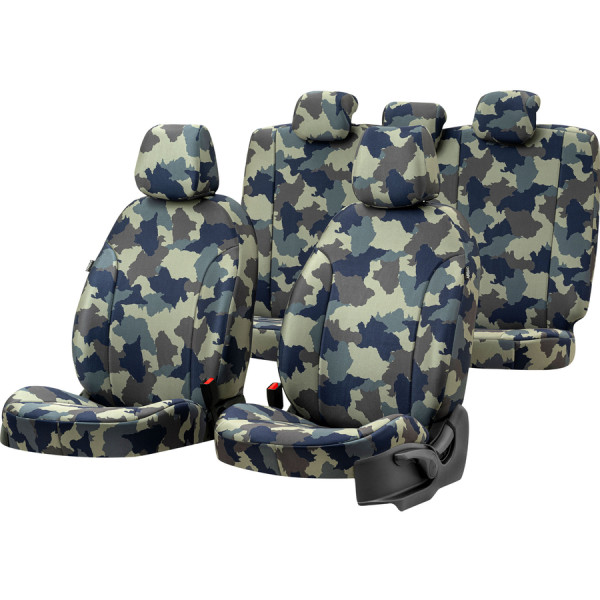 Safari sėdynių užvalkalai (medžiaginiai) Nissan X-trail III