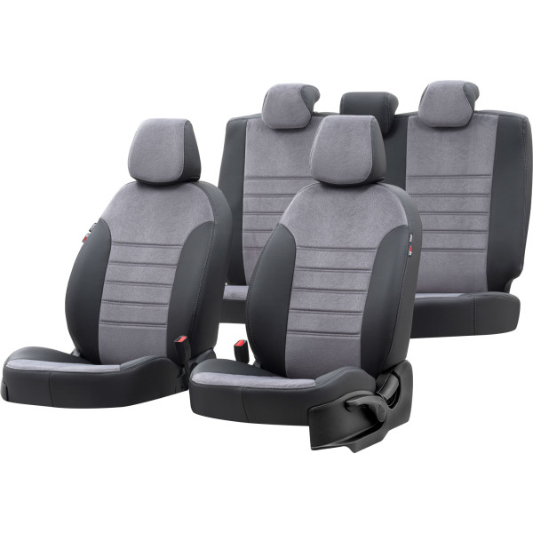 London sėdynių užvalkalai (eko oda, medžiaginiai) Peugeot Partner III (5 vietų)