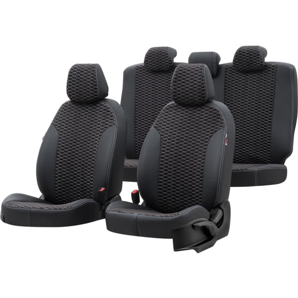 Tokyo sėdynių užvalkalai (eko oda, medžiaginiai) Peugeot Partner III (5 vietų)
