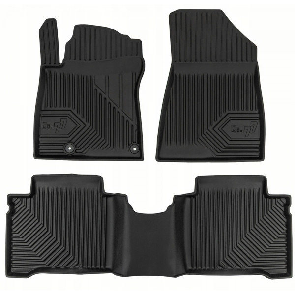 Guminiai kilimėliai No.77 Kia Niro II Crossover, Hybrid,clips nuo 2022m.