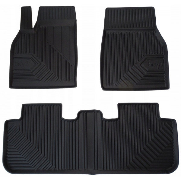 Guminiai kilimėliai No.77 Tesla Model Y Crossover, Post-facelift,clip nuo 2025m.