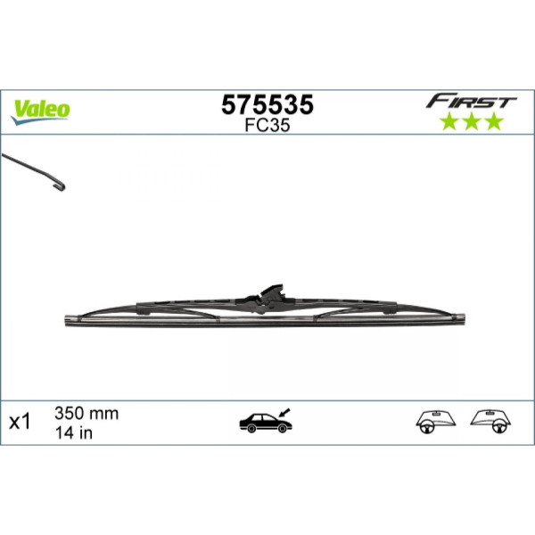 Valytuvas Valeo First VF35, 350 mm