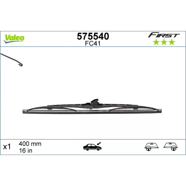Valytuvas Valeo First VF41, 400 mm