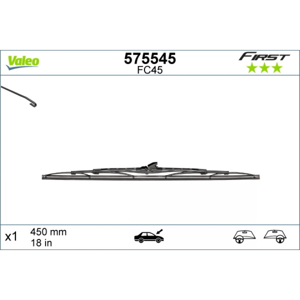 Valytuvas Valeo First VF45, 450 mm
