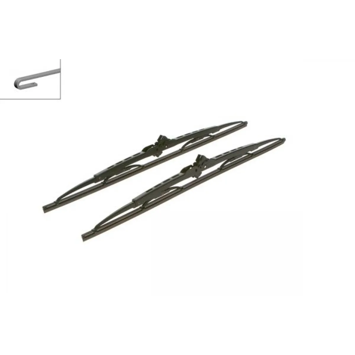 Valytuvų komplektas Bosch ECO 480 C, 480/480 mm Valytuvų komplektas Bosch ECO 480 C, 480/480 mm