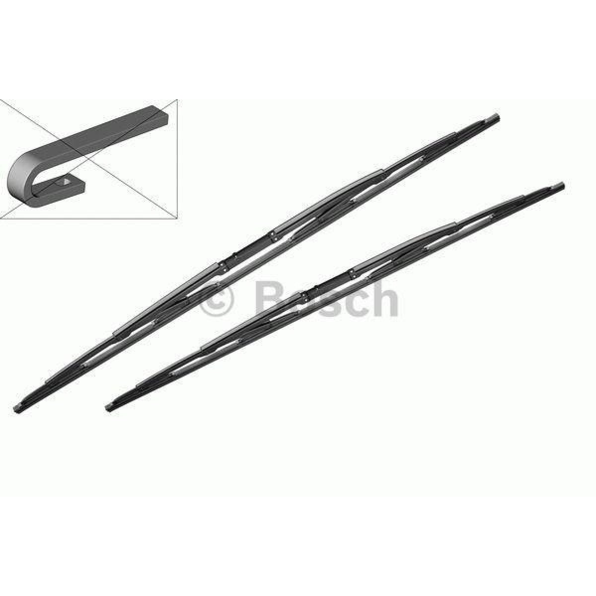 Valytuvų komplektas Bosch Twin 539, 650/550 mm Valytuvų komplektas Bosch Twin 539, 650/550 mm