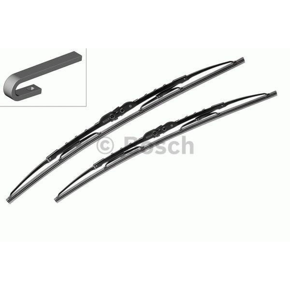 Valytuvų komplektas Bosch Twin 653, 650/400 mm Valytuvų komplektas Bosch Twin 653, 650/400 mm
