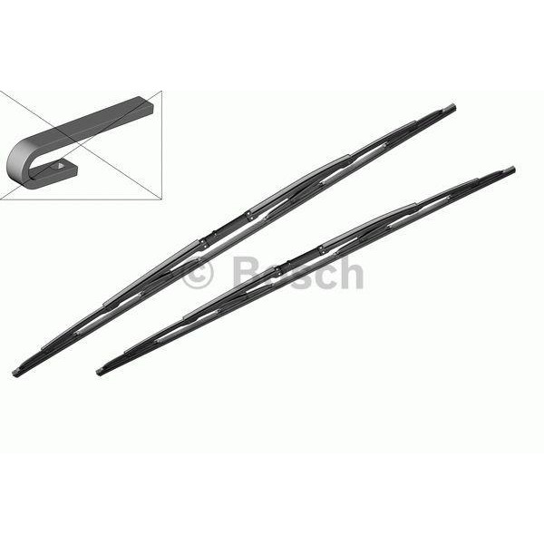 Valytuvų komplektas Bosch Twin 866, 650/530 mm