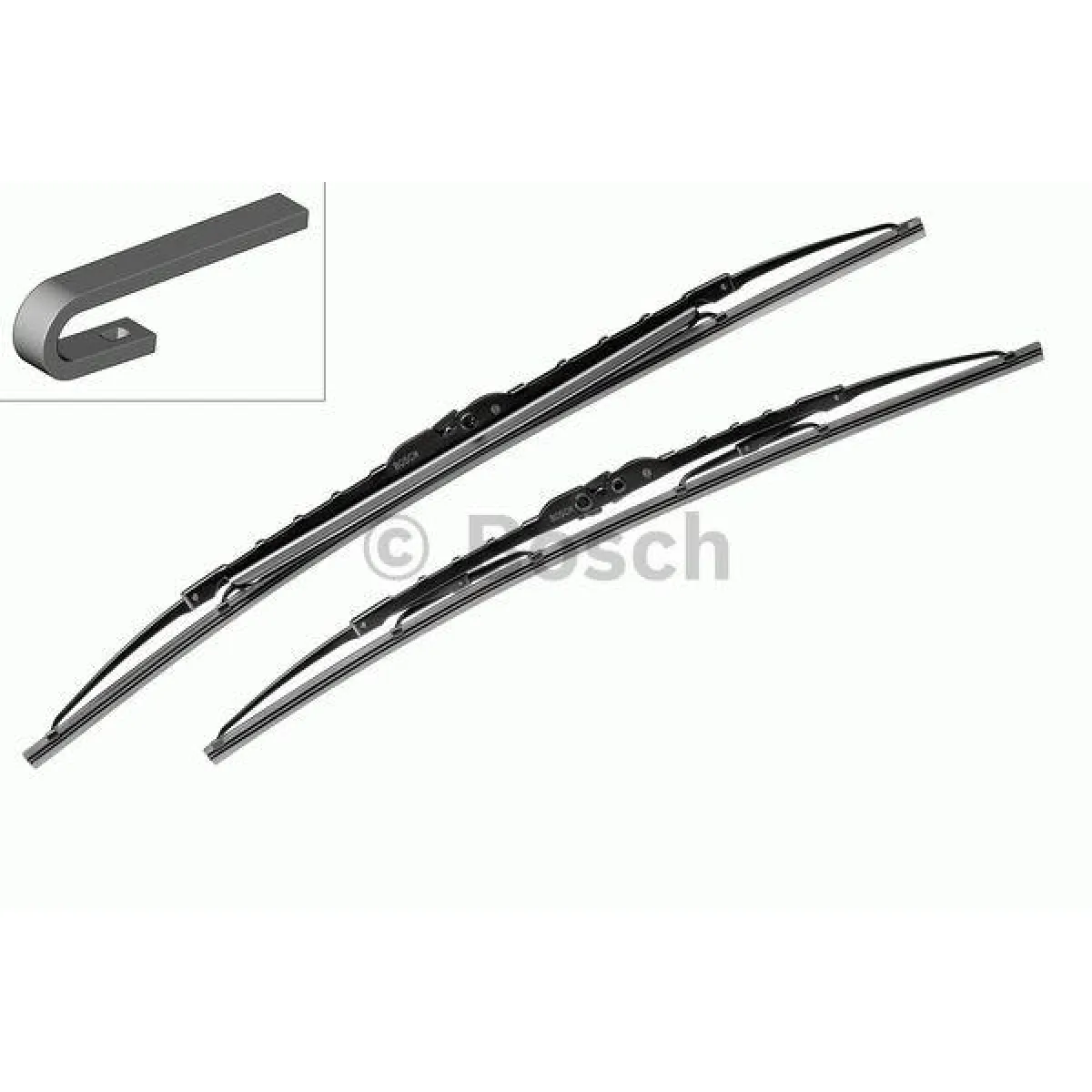 Valytuvų komplektas Bosch Twin Spoiler 652S, 650/575 mm Valytuvų komplektas Bosch Twin Spoiler 652S, 650/575 mm