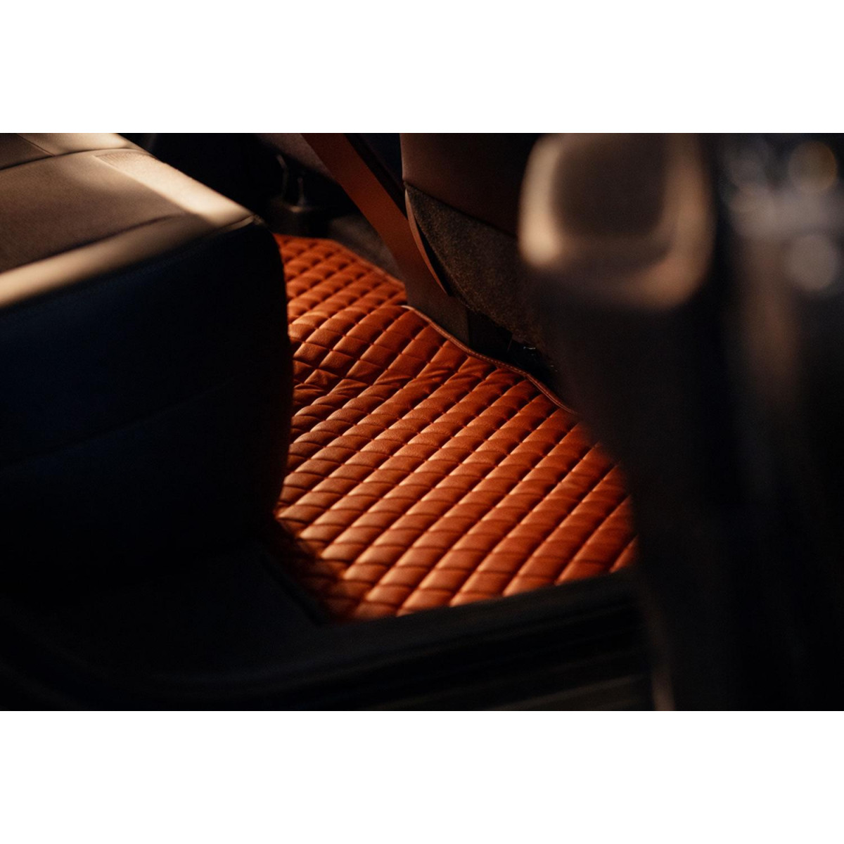 Eko odos kilimėliai QuiltyMats ACURA RSX 2001-2006m. (Ruda / rudos siūlės)
