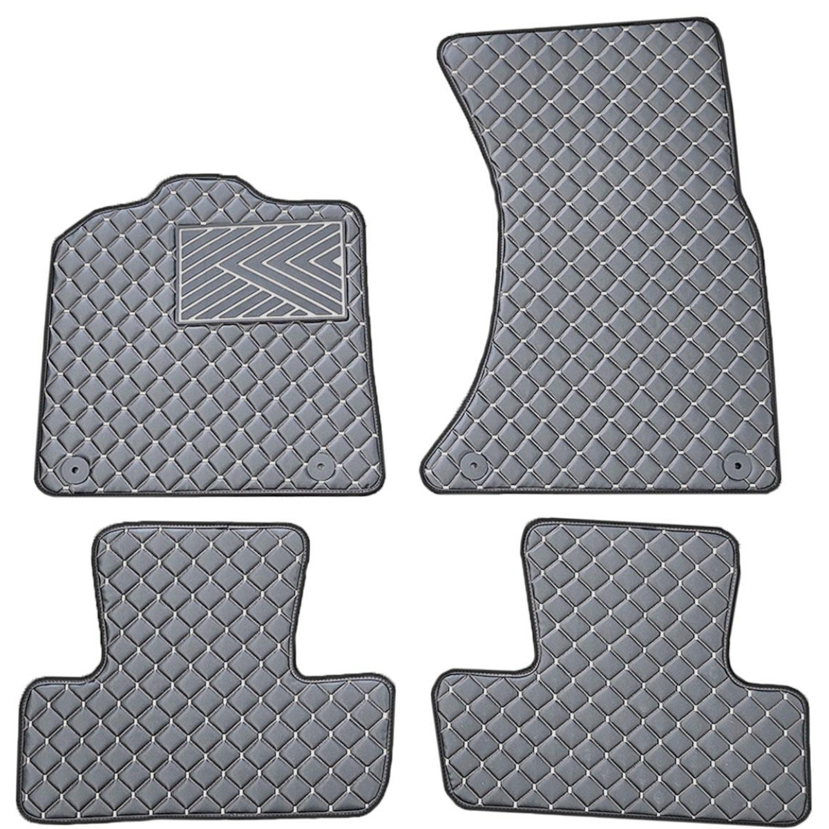 Eko odos kilimėliai QuiltyMats AUDI Q5 2008-2016m. (Pilka / pilkos siūlės)