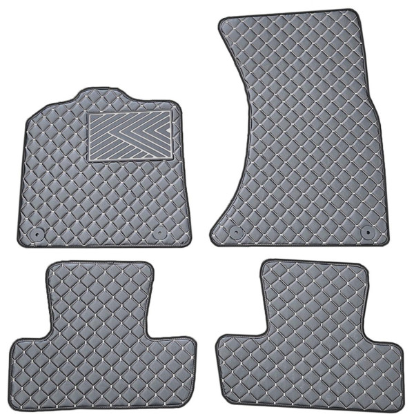 Eko odos kilimėliai QuiltyMats AUDI Q5 2008-2016m. (Pilka / pilkos siūlės)