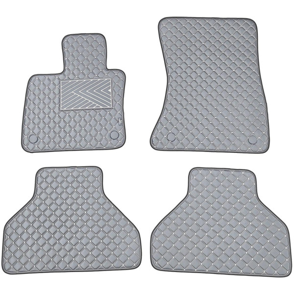 Eko odos kilimėliai QuiltyMats BMW X5 2007-2013m. (E70) (Pilka / pilkos siūlės)