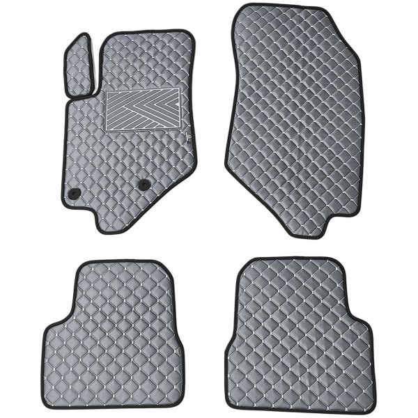 Eko odos kilimėliai QuiltyMats PEUGEOT 2008 nuo 2019m. (Pilka / pilkos siūlės)