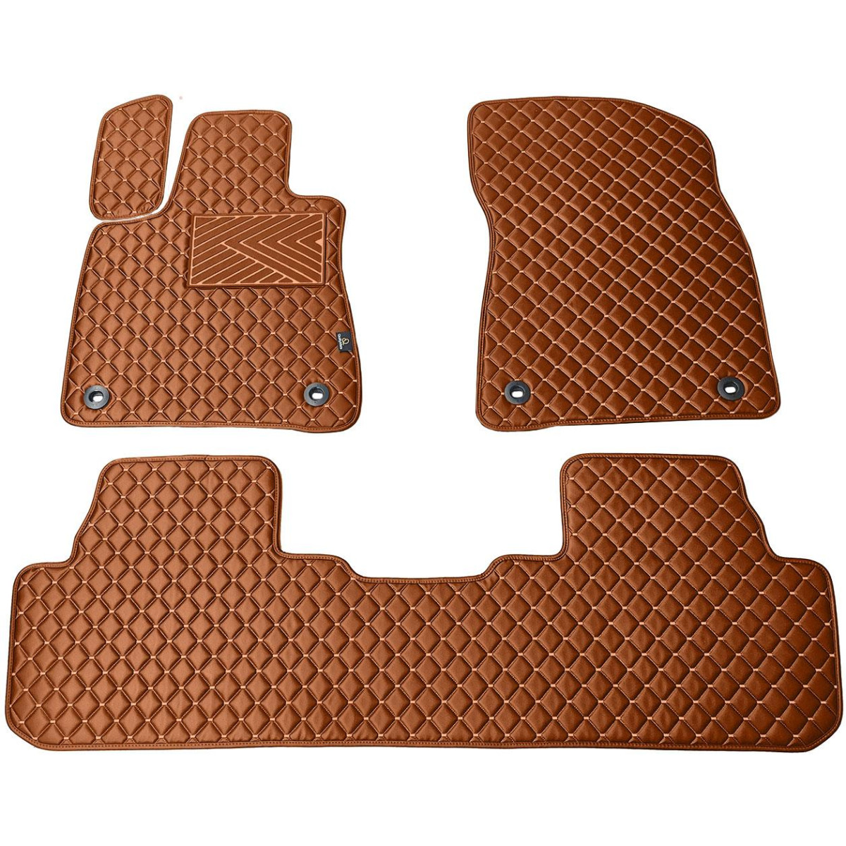 Eko odos kilimėliai QuiltyMats LEXUS RX 2015-2022m. (Ruda / rudos siūlės)