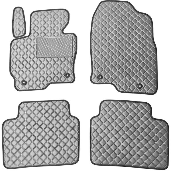 Eko odos kilimėliai QuiltyMats MAZDA CX-5 2012-2016m. (Pilka / pilkos siūlės)